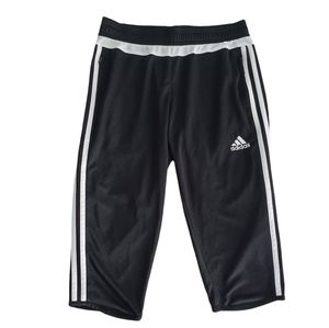 adidas Black and White Athletic Shorts
